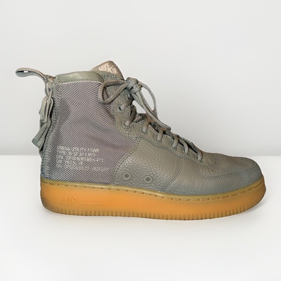 Nike Shoes - Nike Shoe SF AF1 Special Field Air Force 1 Mid Dark Stucco Womens 8.5 AA3966-004